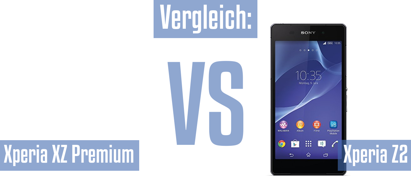 Sony Xperia XZ Premium und Sony Xperia XZ Premium im Vergleichstest