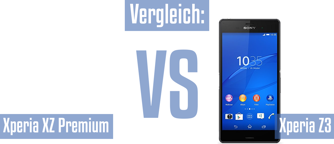 Sony Xperia XZ Premium und Sony Xperia XZ Premium im Vergleichstest