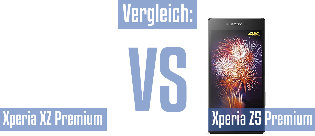 Sony Xperia XZ Premium und Sony Xperia XZ Premium im Vergleichstest