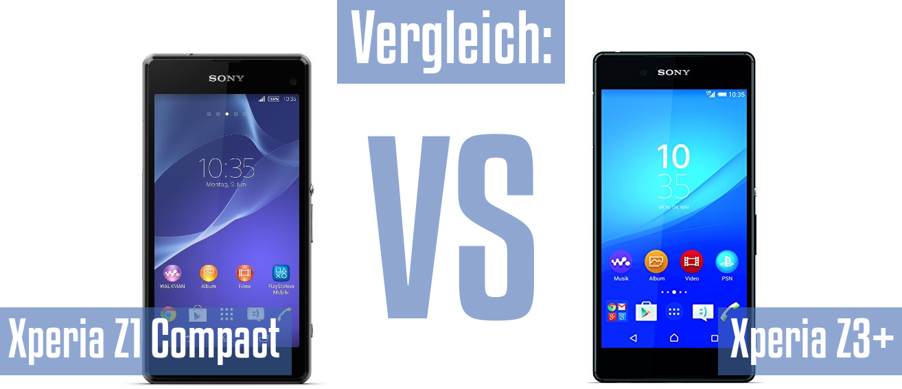 Sony Xperia Z1 Compact und Sony Xperia Z1 Compact im Vergleichstest
