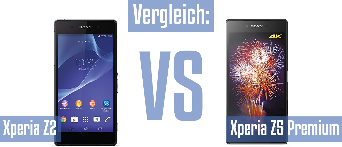 Sony Xperia Z2 und Sony Xperia Z2 im Vergleichstest