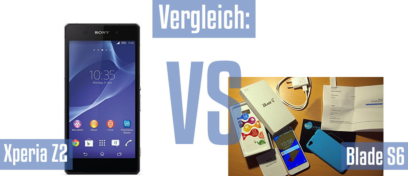 Sony Xperia Z2 und Sony Xperia Z2 im Vergleichstest