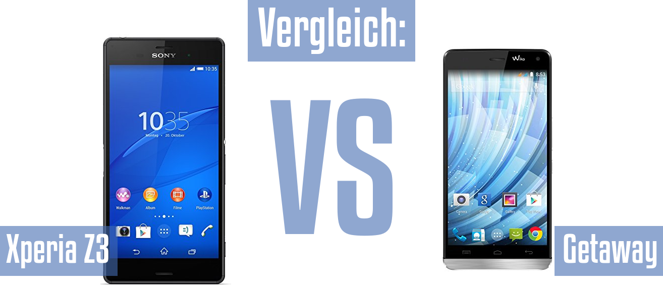 Sony Xperia Z3 und Sony Xperia Z3 im Vergleichstest