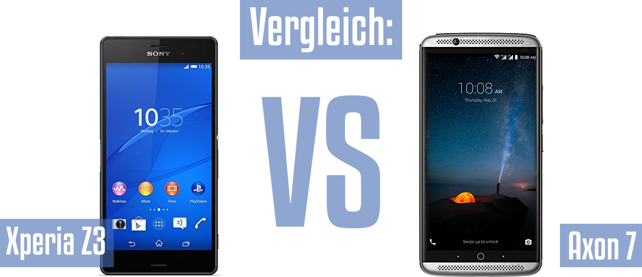 Sony Xperia Z3 und Sony Xperia Z3 im Vergleichstest