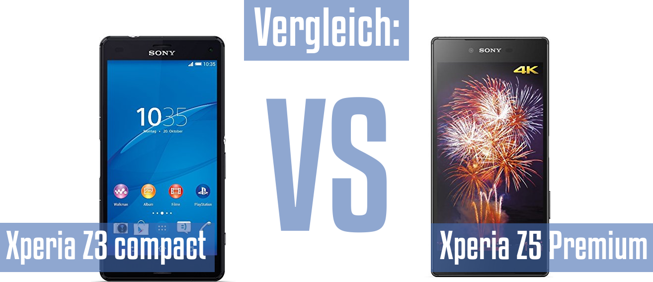 Sony Xperia Z3 compact und Sony Xperia Z3 compact im Vergleichstest