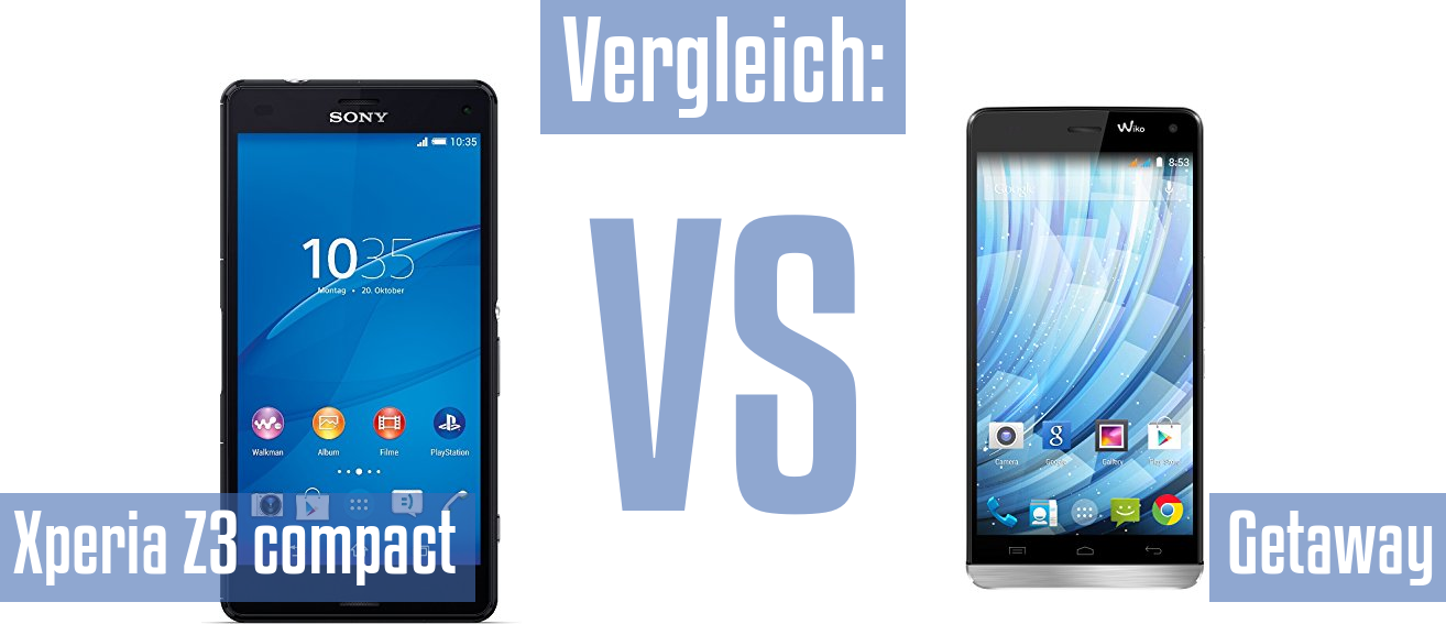 Sony Xperia Z3 compact und Sony Xperia Z3 compact im Vergleichstest