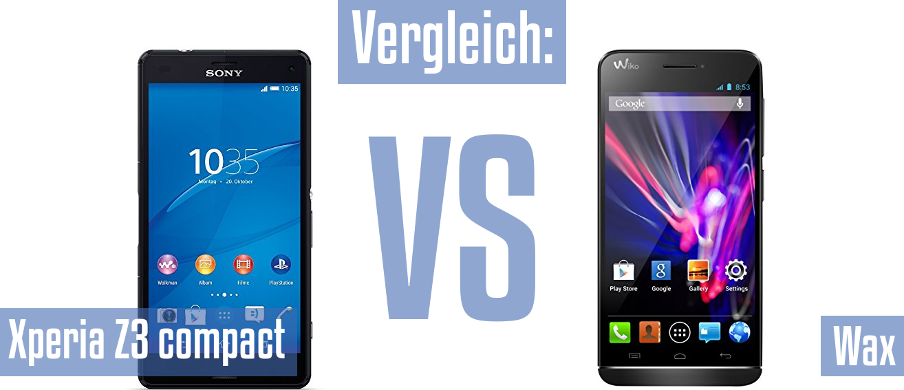 Sony Xperia Z3 compact und Sony Xperia Z3 compact im Vergleichstest