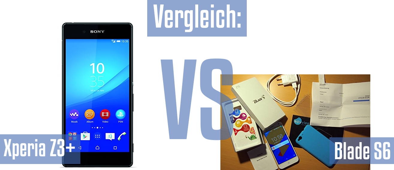 Sony Xperia Z3+ und Sony Xperia Z3+ im Vergleichstest