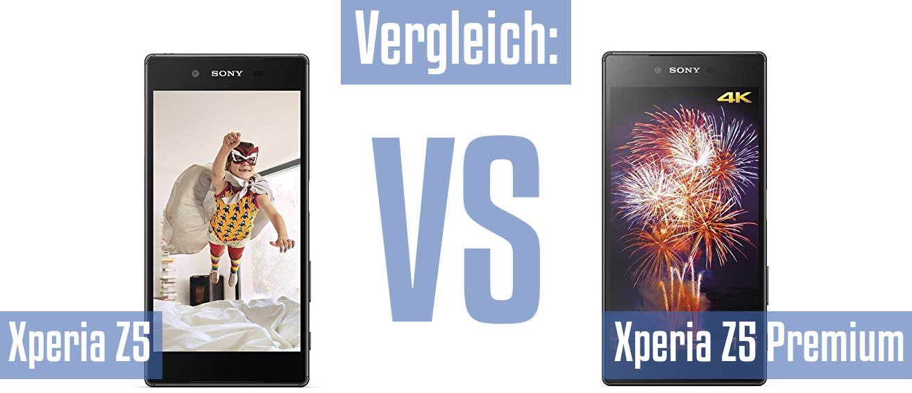 Sony Xperia Z5 und Sony Xperia Z5 im Vergleichstest