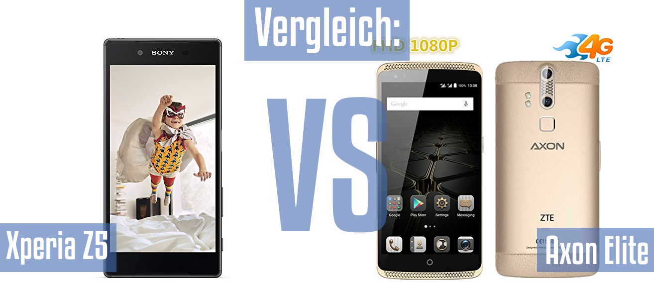 Sony Xperia Z5 und Sony Xperia Z5 im Vergleichstest