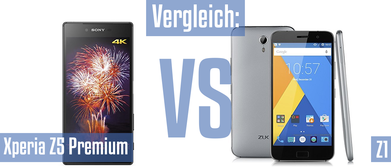 Sony Xperia Z5 Premium und Sony Xperia Z5 Premium im Vergleichstest