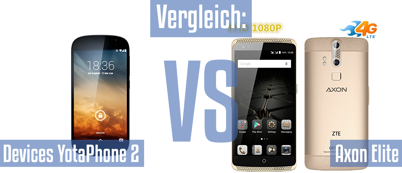 Yota Devices YotaPhone 2 und Yota Devices YotaPhone 2 im Vergleichstest