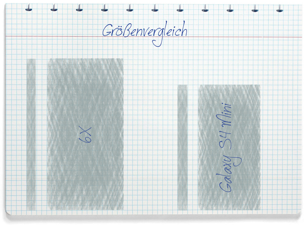 Größenvergleich: Honor 6X und Samsung Galaxy S4 Mini