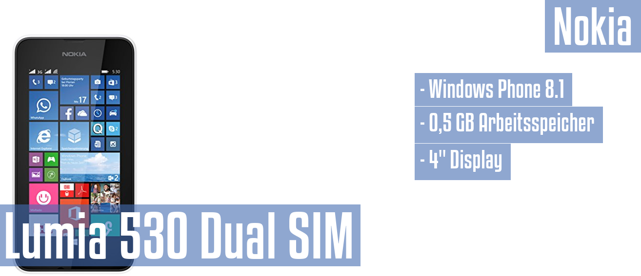 Nokia Lumia 530 Dual SIM im Test